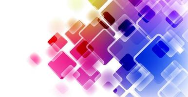 Light simple color gradient. Abstract multicolor gradient background with dynamic squares. vector