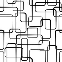 Abstract seamless geometric monochrome pattern. Vector floor texture background.