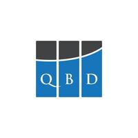 QBD letter design.QBD letter logo design on WHITE background. QBD creative initials letter logo concept. QBD letter design.QBD letter logo design on WHITE background. Q vector
