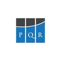 PQR letter design.PQR letter logo design on WHITE background. PQR creative initials letter logo concept. PQR letter design.PQR letter logo design on WHITE background. P vector