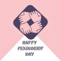 International Friendship Day Vector Illustration