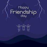 International Friendship Day Vector Illustration