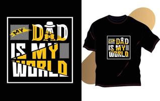Dad  colorful typography design template for your pod site vector