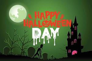 Halloween Day Scary Vector