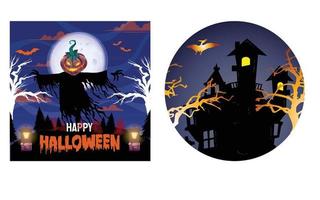 Halloween Day Scary Vector Design