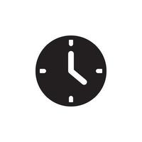 icono de reloj eps 10 vector