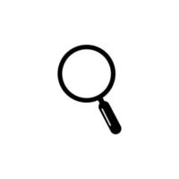 Magnifying Glass Icon EPS 10 vector