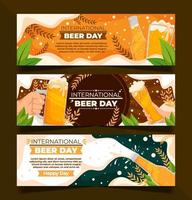 Beer Day Banner vector