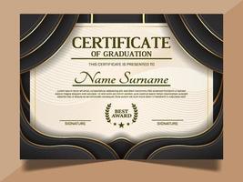 Education Graduation Certificate vector