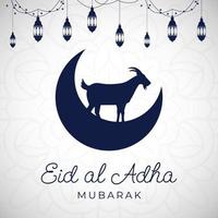 publicación en redes sociales de eid al adha vector