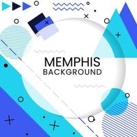 memphis abstract backgrond vector