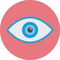 icono de vector aislado del ojo que puede modificar o editar fácilmente