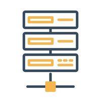 Backup server Vector icon that can easily modify or edit