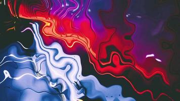 Dreamy Fantasy Red Blue Purple Colorful Wavy Abstract Elegant Artistic Paint Background Backdrop Wallpaper video