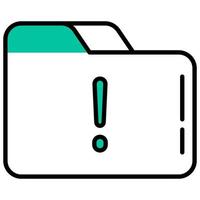 folder and punctuation vector