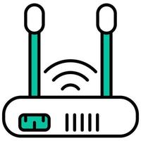 router internet icon with transparent background vector