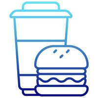 lunch icon with transparent background vector