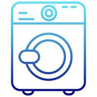 washing machine icon with transparent background vector