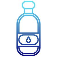 mineral water icon with transparent background vector