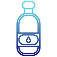 mineral water icon with transparent background vector