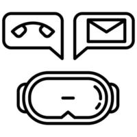 virtual reality and message vector