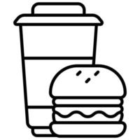 lunch icon with transparent background vector