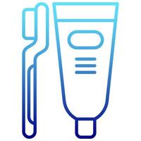 toothpaste icon with transparent background vector