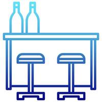 mini bar icon with transparent background vector