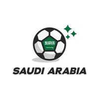 Saudi Arabia Ball Flag vector