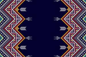 diseño de patrones sin fisuras étnicos ikat. alfombra de tela azteca adornos de mandala decoraciones textiles papel tapiz. fondo de vector de bordado tradicional de pavo étnico nativo boho tribal