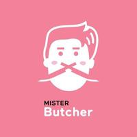 Mister Butcher Logo vector