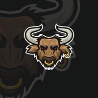 Minotaur esport Logo vector