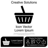 Shopping Basket Icon EPS 10 vector