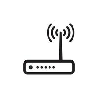 Router Icon EPS 10 vector