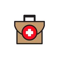 icono de bolsa médica eps 10 vector