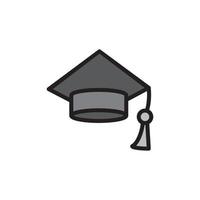 Graduation Cap Icon EPS 10 vector