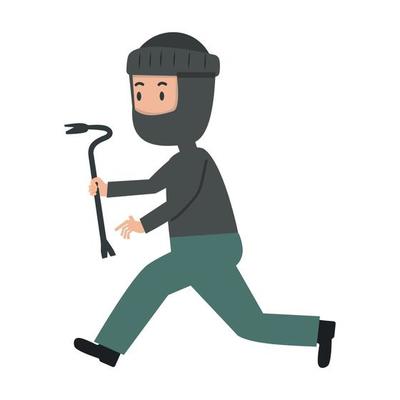 Male thief character Cartoon vector 9538565 Vector Art at Vecteezy Male thief character Cartoon vector 9538565 Vector Art at Vecteezy