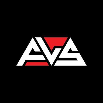 FLS triangle letter logo design with triangle shape. FLS triangle logo design monogram. FLS triangle vector logo template with red color. FLS triangular logo Simple, Elegant, and Luxurious Logo. FLS