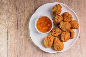 Crispy Fish Balls with Sweet and Spicy Dipping Sauce photo