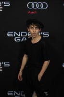 LOS ANGELES, OCT 28 - Moises Arias at the Ender s Game Los Angeles Premiere at TCL Chinese Theater on October 28, 2013 in Los Angeles, CA photo