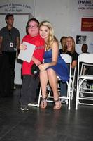 LOS ANGELES, OCT 1 -  Tyler Cordova, Stefanie Scott arriving at the Light The Night Hollywood Walk 2011 at the Sunset Gower Studios on October 1, 2011 in Los Angeles, CA photo