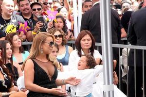 , LOS ANGELES, AUG 5 - Mariah Carey, Moroccan Cannon at the Mariah Carey Hollywood Walk of Fame Ceremony at the W Hollywood on August 5, 2015 in Los Angeles, CA photo