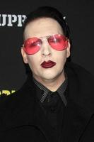 LOS ANGELES, MAR 14 - Marilyn Manson arrives at the Spring Breakers Premiere at the Arclight, Hollywood on March 14, 2013 in Los Angeles, CA photo