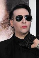 LOS ANGELES, APR 10 - Marilyn Manson at the Transcendence Premiere at Village Theater on April 10, 2014 in Westwood, CA photo