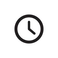 Clock Icon EPS 10 vector