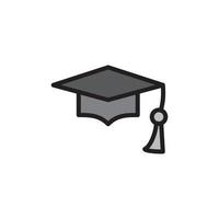 Graduation Cap Icon EPS 10 vector