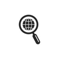 Magnifying Glass Icon EPS 10 vector