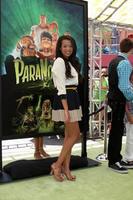 LOS ANGELES, AUG 5 - Daphne Blunt arrives at the ParaNorman Premiere at Universal CityWalk on August 5, 2012 in Universal City, CA photo