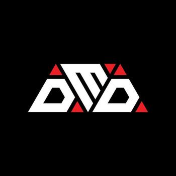 DMD triangle letter logo design with triangle shape. DMD triangle logo design monogram. DMD triangle vector logo template with red color. DMD triangular logo Simple, Elegant, and Luxurious Logo. DMD