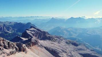 Flying over the Mountain Peaks video